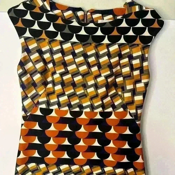 J Taylor Size 4 Sheath Dress.  Sleeveless. Multicolor. NWOT. Zipper Clos… - Picture 6 of 10